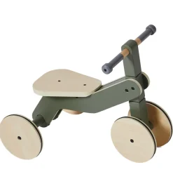 Flexa Løbecykel - Indendørs - Træ - Play - Dusty Green/Birch Ply