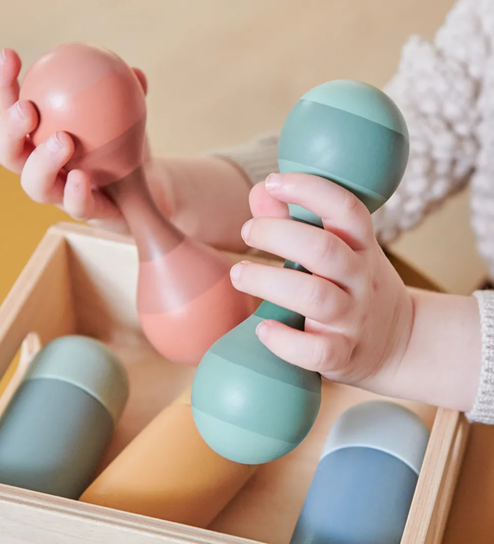 Flexa Rasleinstrumenter - Træ - Mini - Play - 5 Dele - Multi