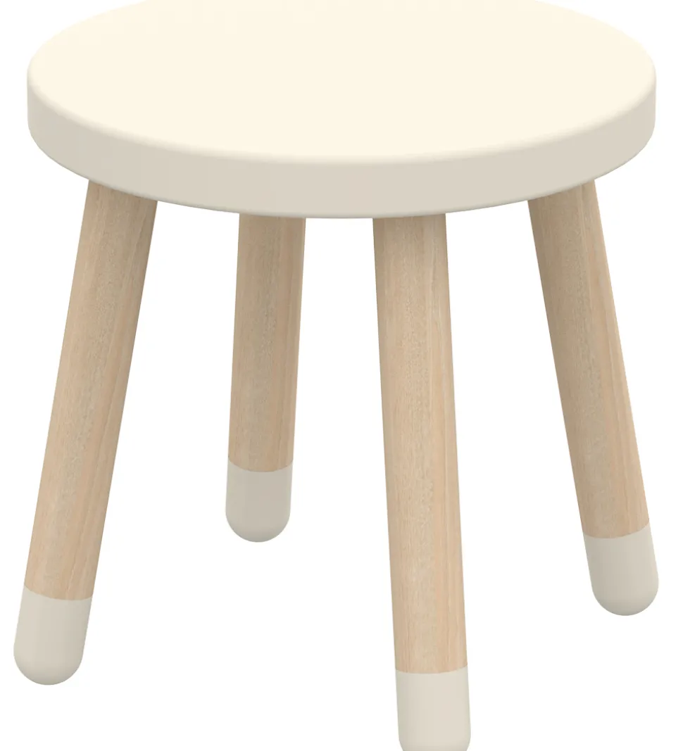 Flexa Taburet - Dots - 30x30 cm - Creme