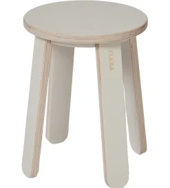 Flexa Taburet Til Tegnebord - Play - 31x32 cm - Warm Grey/Birch