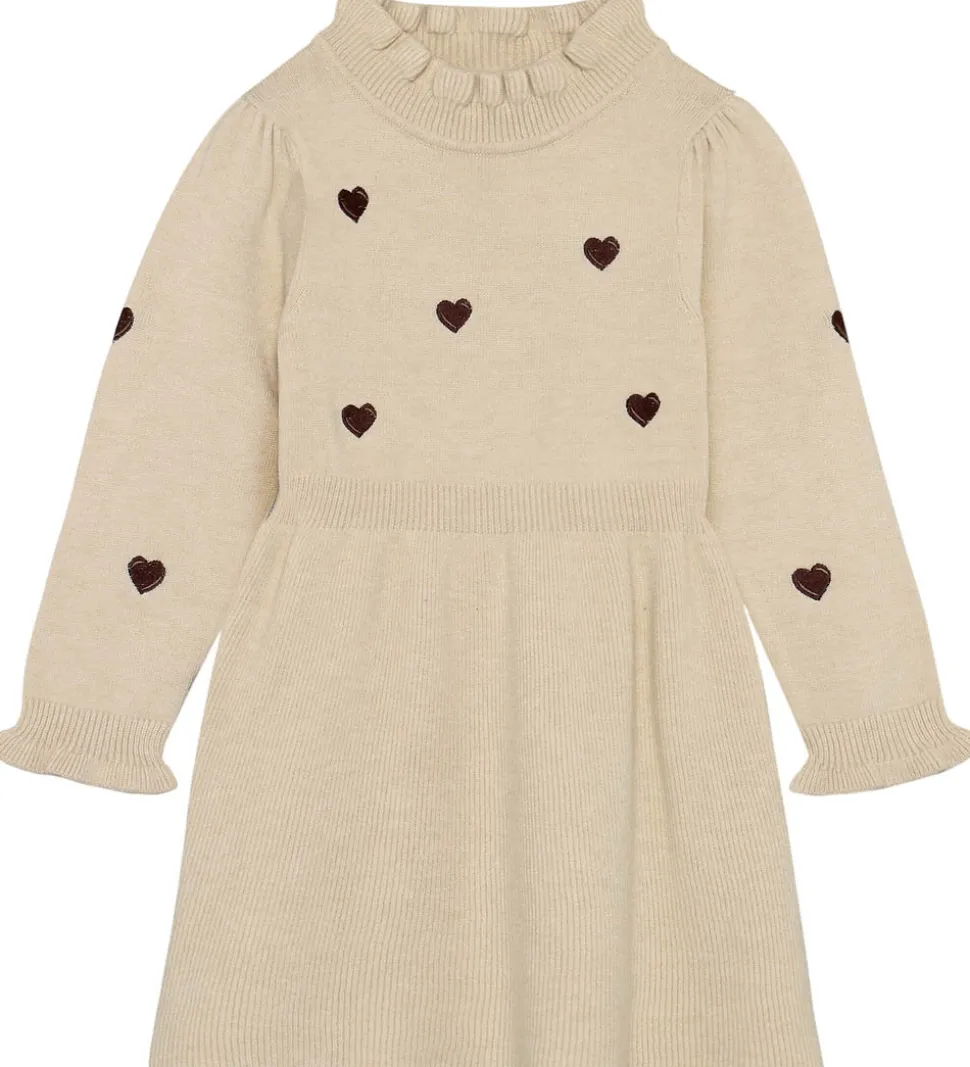 Fliink Kjole - Strik - Viskoseblanding - Benna - Sandshell