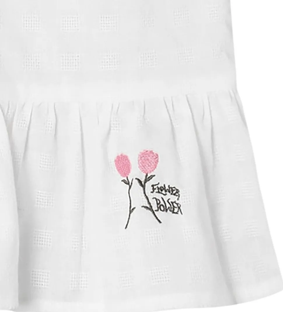 Fliink Top - Zorro - Cloud Dancer m. Hulmønster