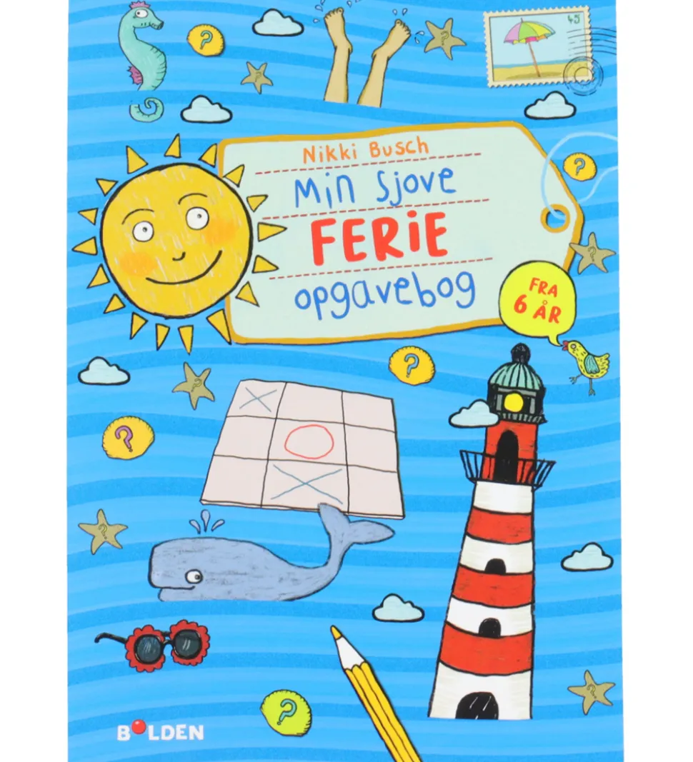 Forlaget Bolden Aktivitetsbog - Min Sjove Ferie Opgavebog