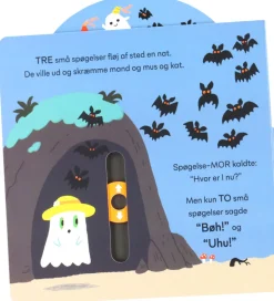 Forlaget Bolden Bog m. Effekter - 5 Små Spøgelser - DA