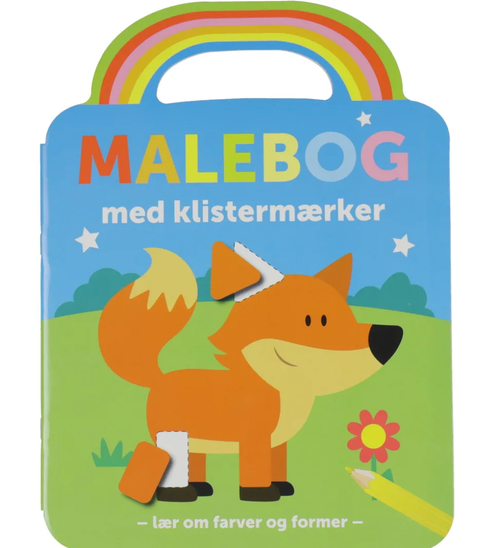 Forlaget Bolden Malebog m. Klistermærker - Ræv