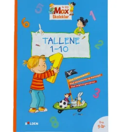 Forlaget Bolden Opgavebog - Skoleklar: Tallene 1-10 - Dansk