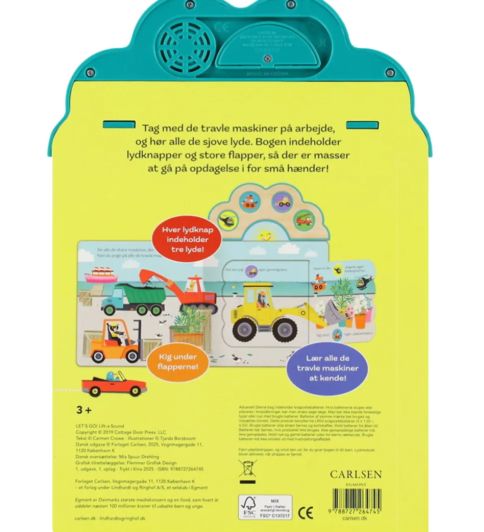 Forlaget Carlsen Bog m. Lyd - Maskiner Med Lyd - DA