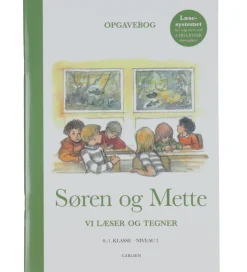 Forlaget Carlsen Opgavebog - Søren og Mette Vi Læser og Tegner -