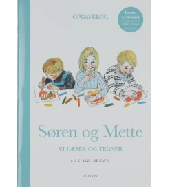 Forlaget Carlsen Opgavebog - Søren og Mette Vi Læser og Tegner -