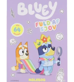 Forlaget Gyldendal Malebog - Bluey - Fuld Af Sjov