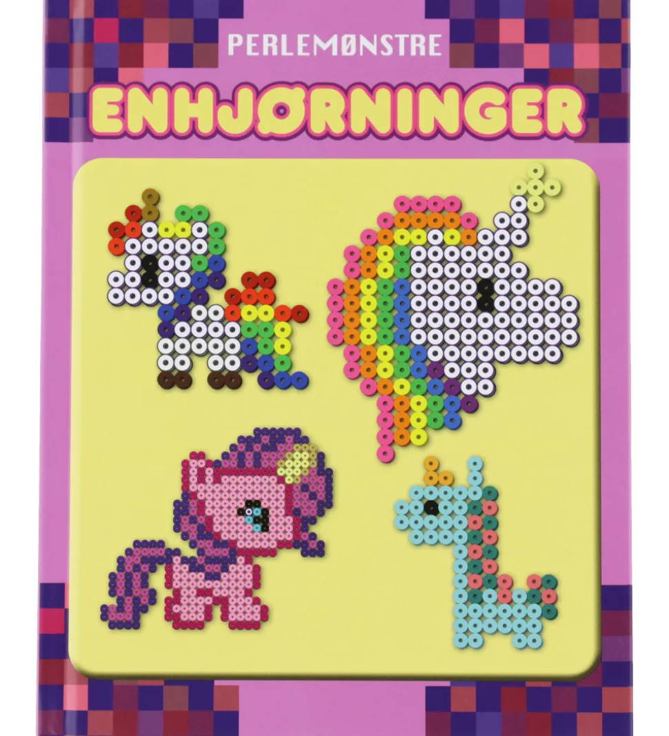 Forlaget Tukan Bog - Perlemønstre - Enhjørninger - DA