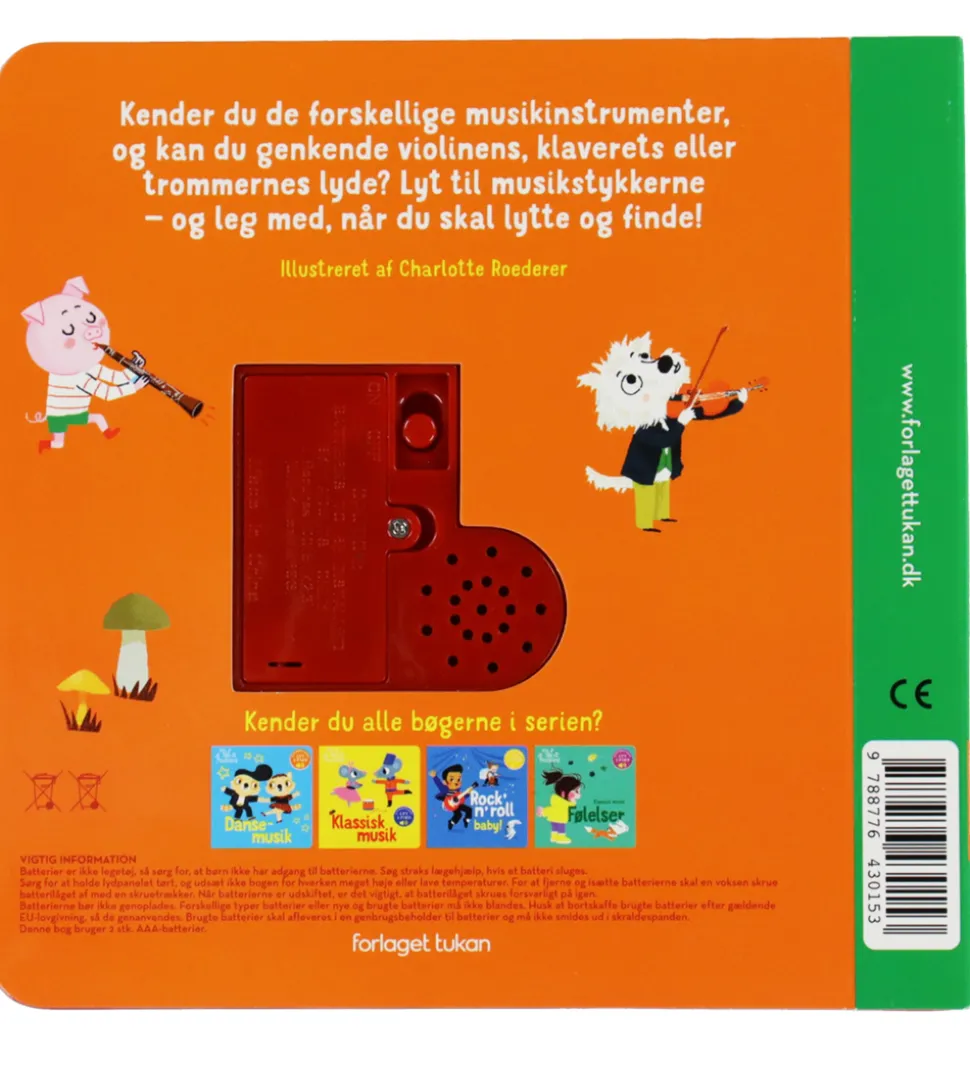 Forlaget Tukan Bog m. Lyd - Min Lille Musikbog - Musikinstrument