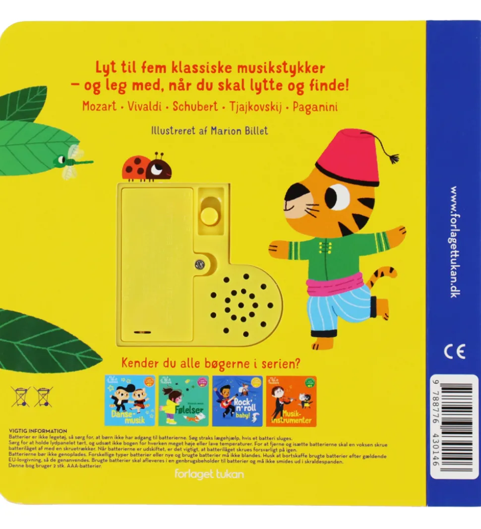 Forlaget Tukan Bog m. Lyd - Min Lille Musikbog - Klassisk Musik