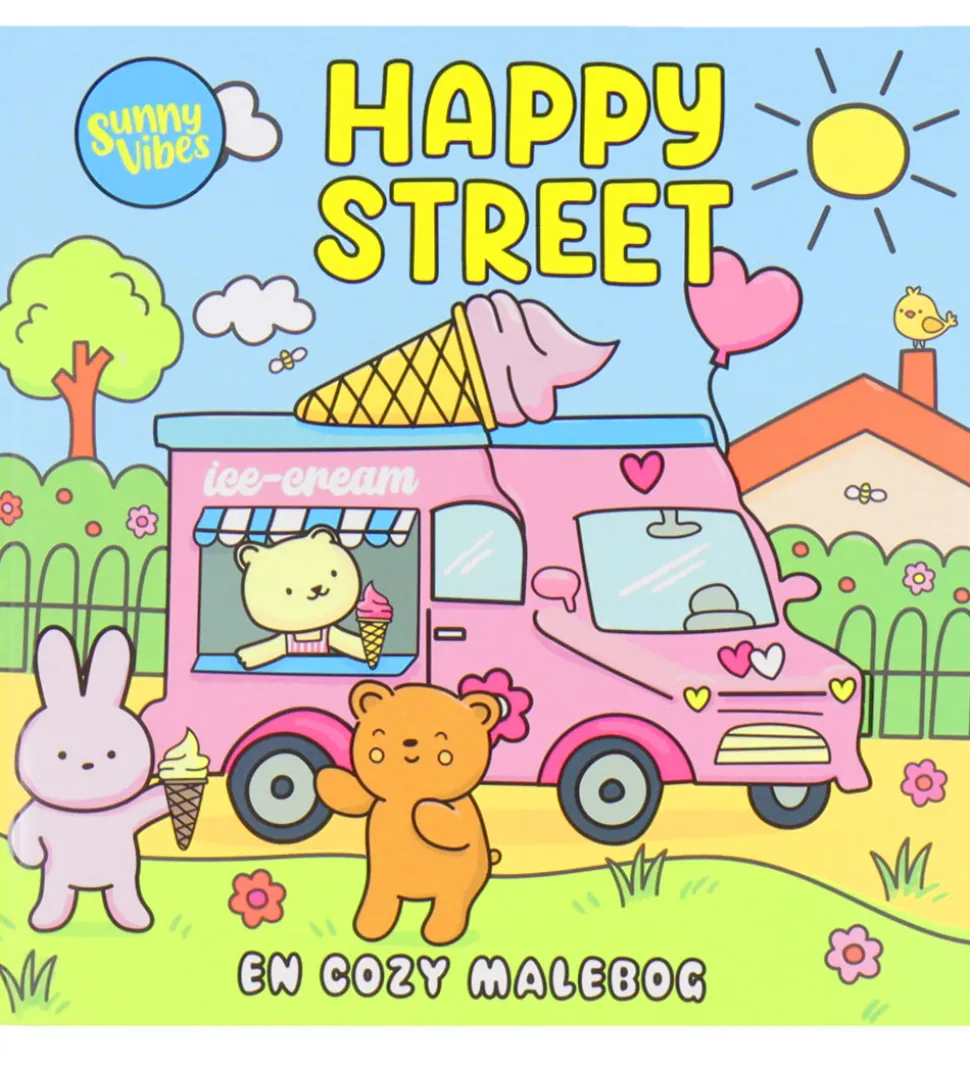 Forlaget Tukan Malebog - Cozy Time - Sunny Vibes: Happy Street