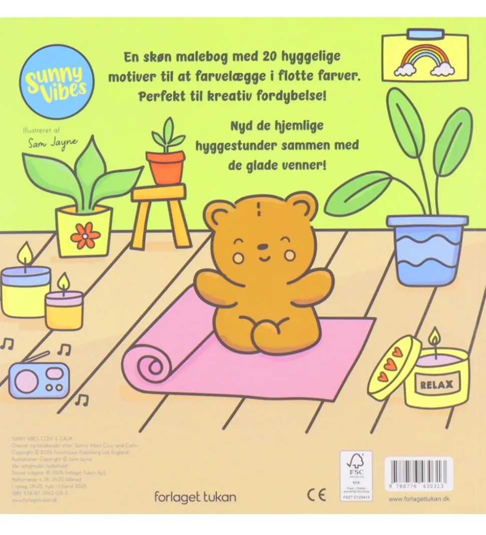 Forlaget Tukan Malebog - Cozy Time - Sunny Vibes: Cozy & Calm