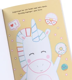 Forlaget Tukan Malebog m. Juveler - Enhjørning - DA