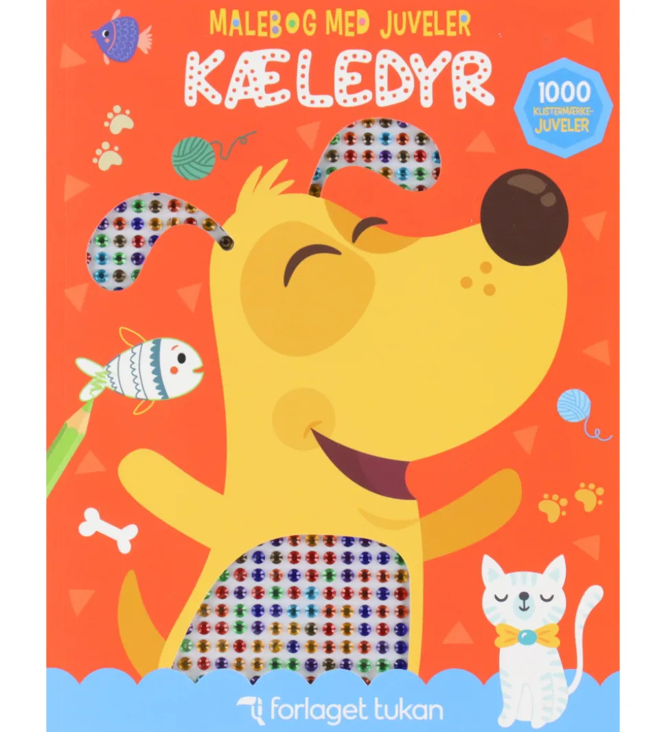 Forlaget Tukan Malebog m. Juveler - Kæledyr - DA