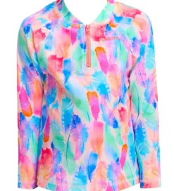 Funkita Badebluse - Zippy Rash Vest - UV50+ - Tickle Pink