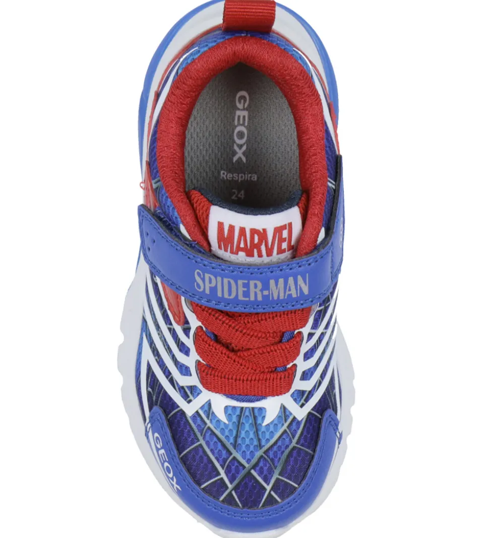 Geox Blinkesko - J Ciberdron - Marvel Spider-Man - Royal/Red