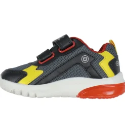 Geox Blinkesko - J Ciberdron - Dk Grey/Yellow