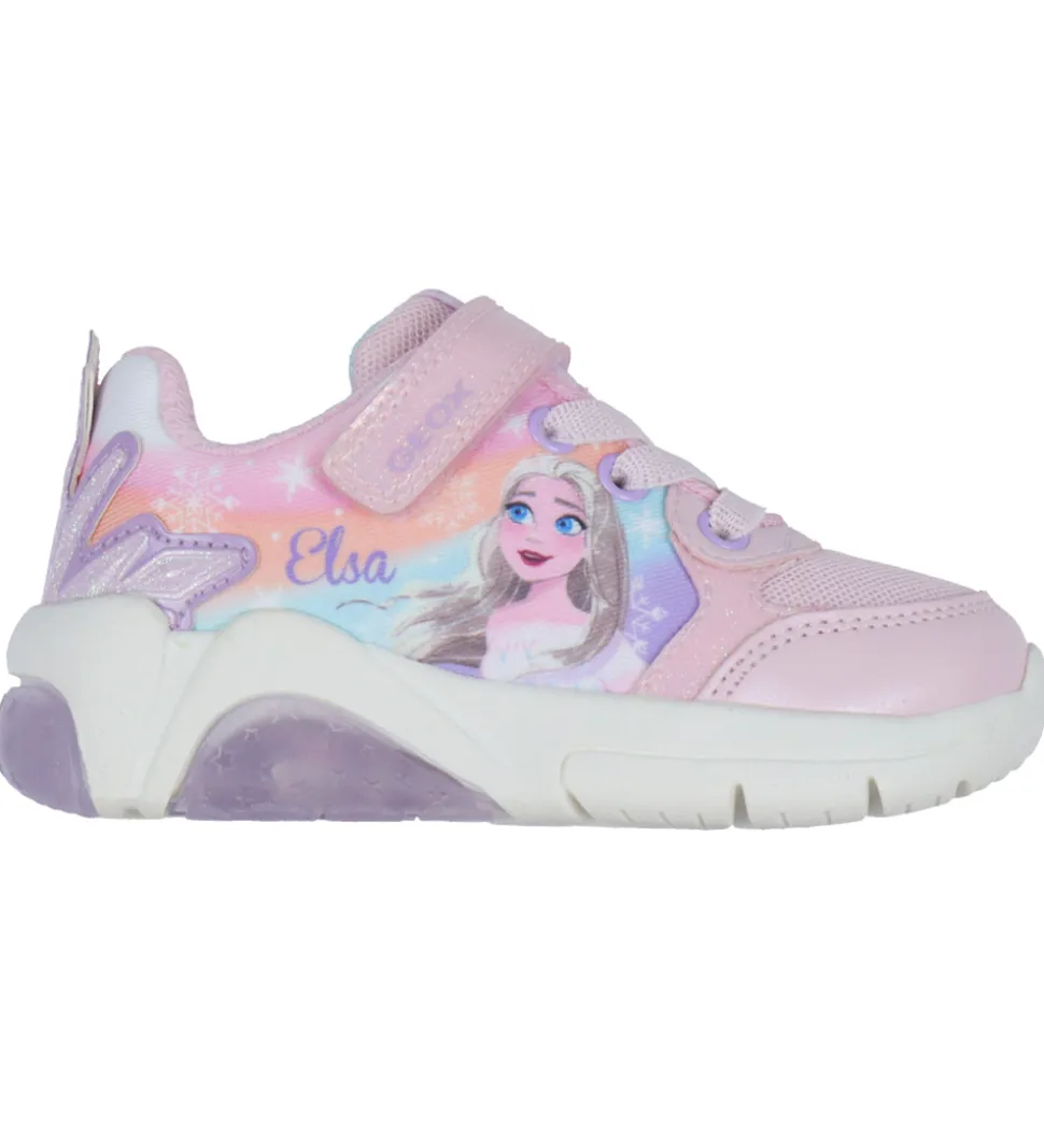Geox Blinkesko - J Fadinlight - Disney Frozen - Pink/Lilac