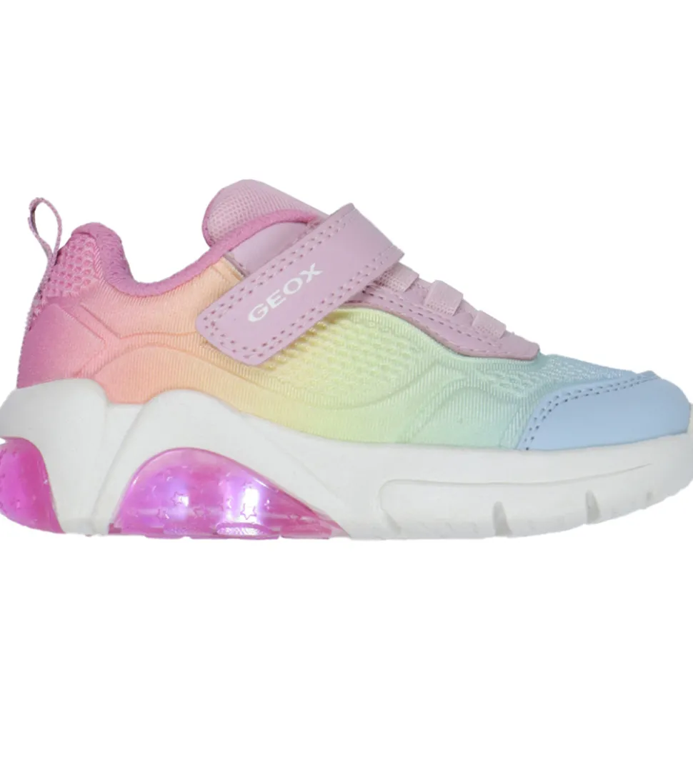 Geox Blinkesko - J Fadinlight - Pink/Multicolour