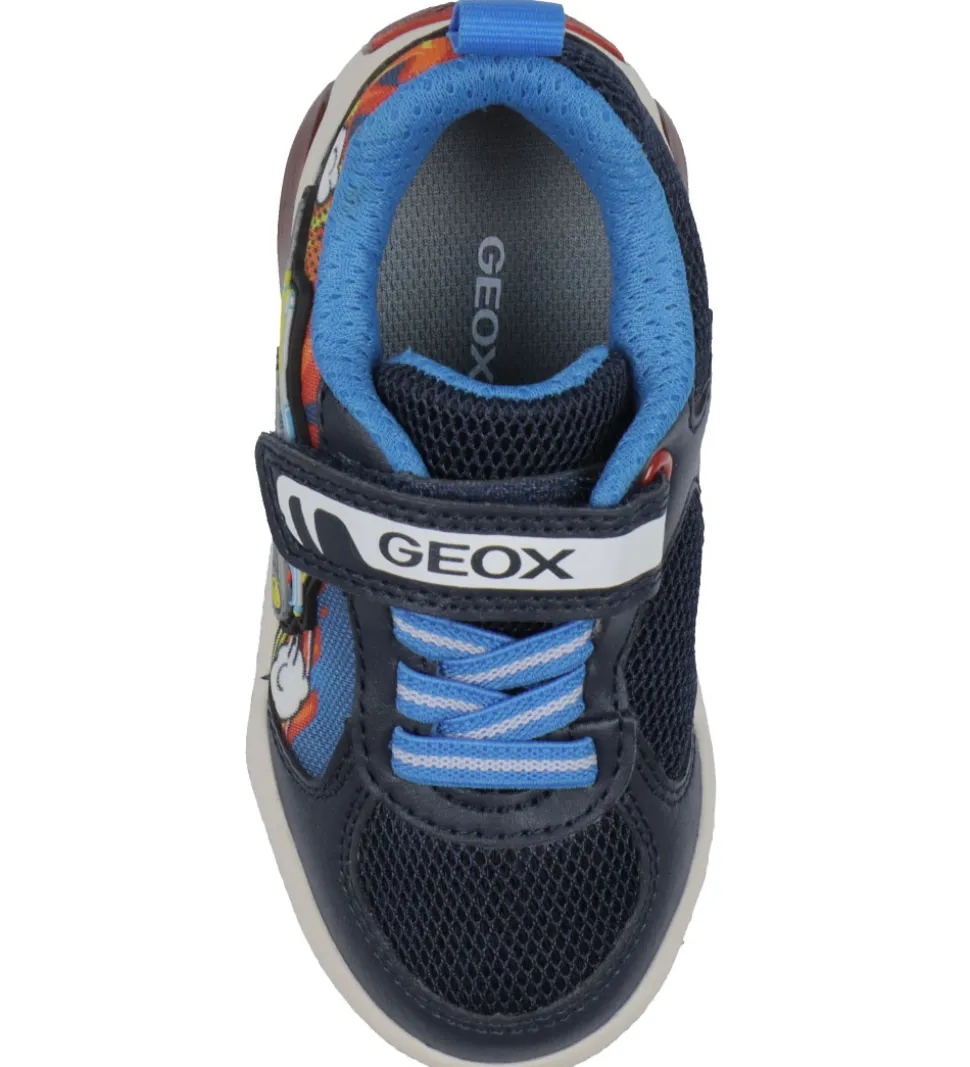 Geox Blinkesko - J Inek B. E - Navy/Light Blue