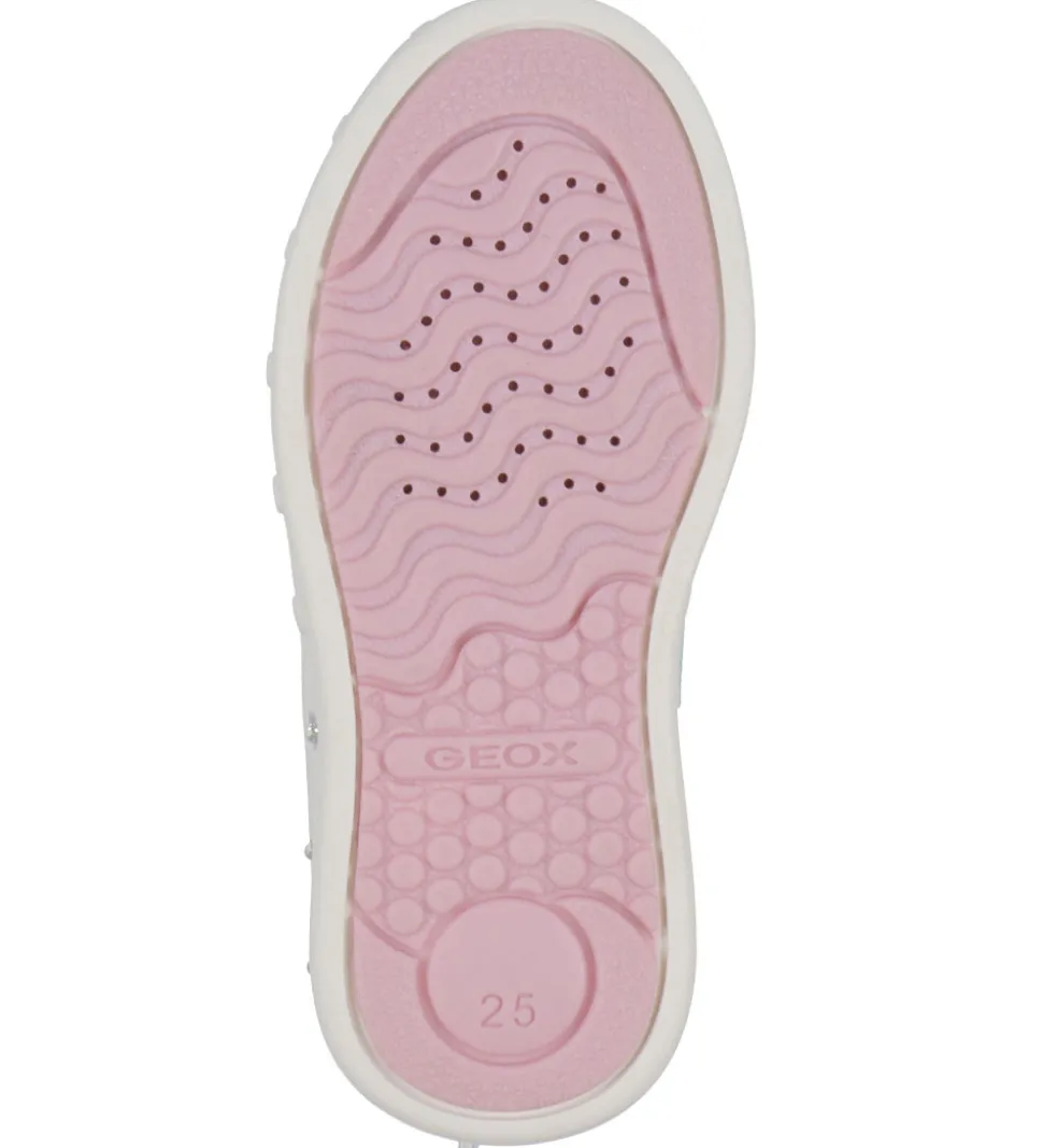 Geox Blinkesko - J Skylin - Hvid/Pink
