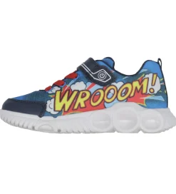 Geox Blinkesko - J Wroom - Royal/Red