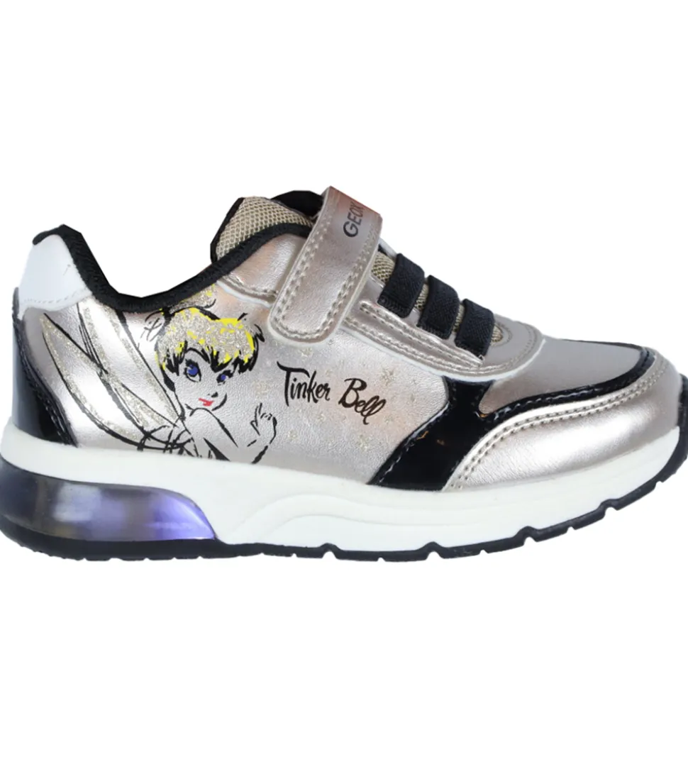 Geox Blinkesko - Spaceclub - Disney - Platinum/Sort