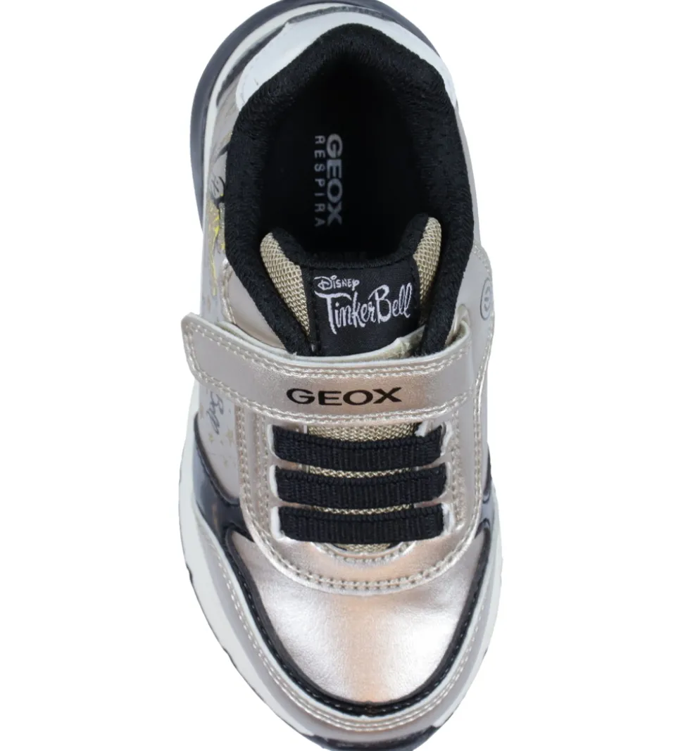 Geox Blinkesko - Spaceclub - Disney - Platinum/Sort