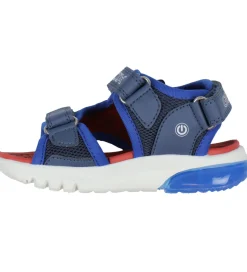 Geox Sandaler m. Lys - Ciberdron - Navy/Rød
