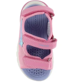 Geox Sandaler m. lys - Ciberdron - Pink/LT Sky