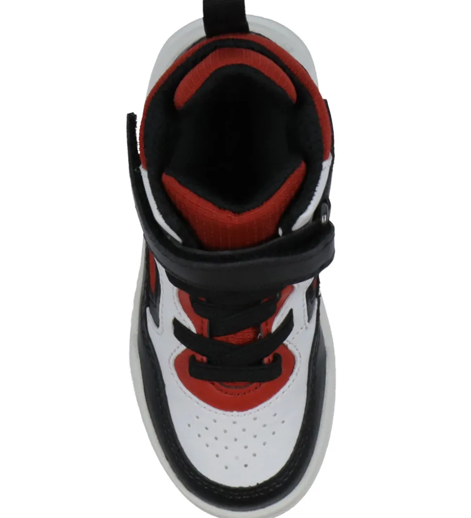 Geox Støvler m. Lys - Buzzerlight - Hvid/Rød