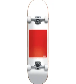 Globe Skateboard - 8'' - G0 Block Serif Complete - Hvid/Rød