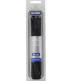 2GO Elastiske Snørebånd - 90 cm - 1 Par - Sort