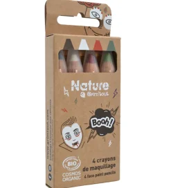 Grim Tout Teatersminke - 4 Farveblyanter - Booh