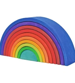 Grimms Trælegetøj - Regnbue - 10 Dele - Multifarvet