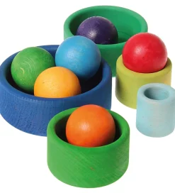 Grimms Trælegetøj - Stableskåle - 5 Dele - Ocean