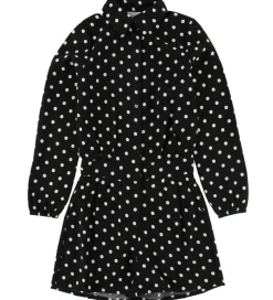 Grunt Buksedragt - Lisbeth - Sort m. Prikker