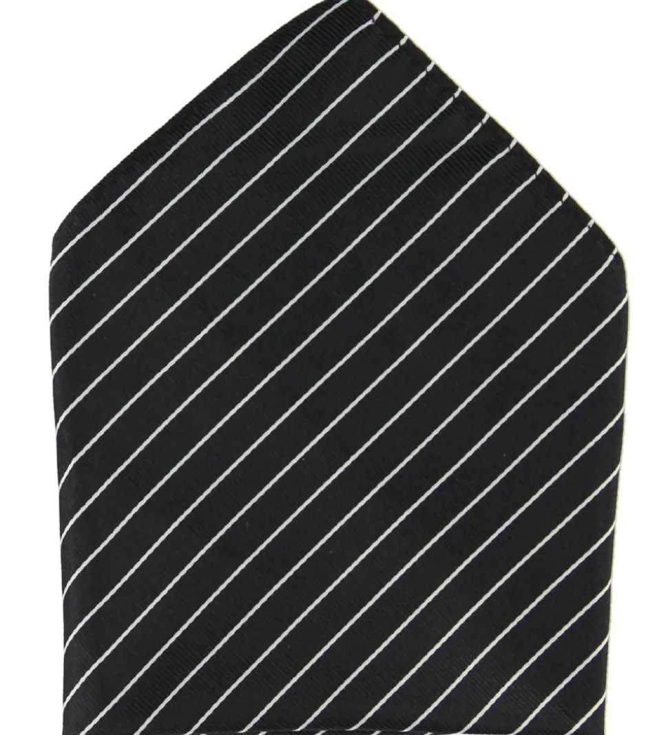 Grunt Butterfly m. Lommetørklæde - Sort/Hvid