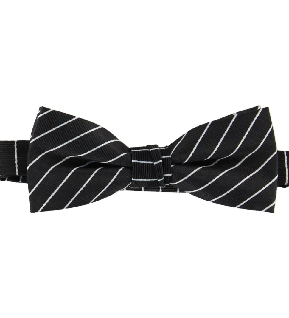 Grunt Butterfly m. Lommetørklæde - Sort/Hvid