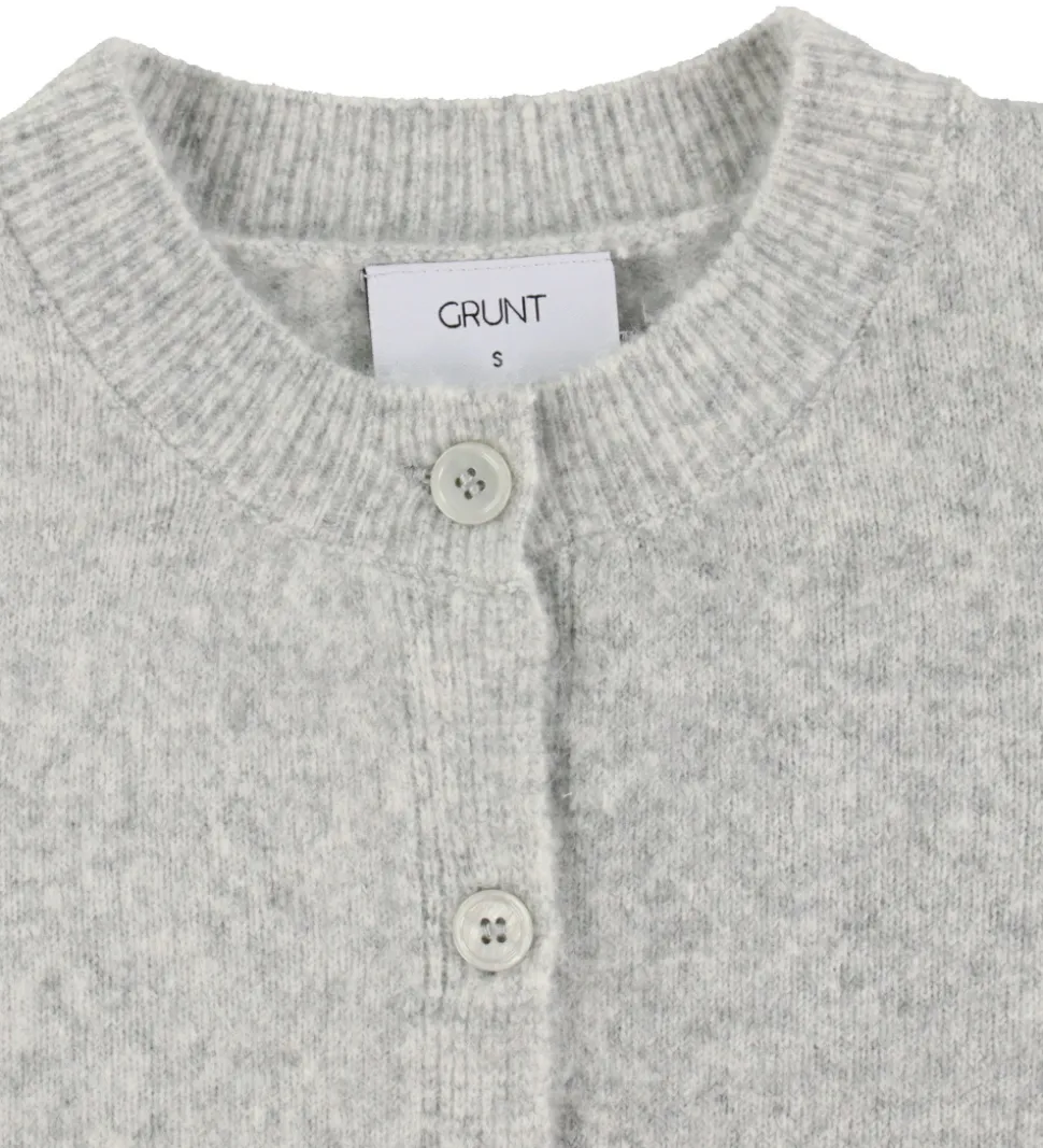 Grunt Cardigan - Strik - GrIsa - Grå