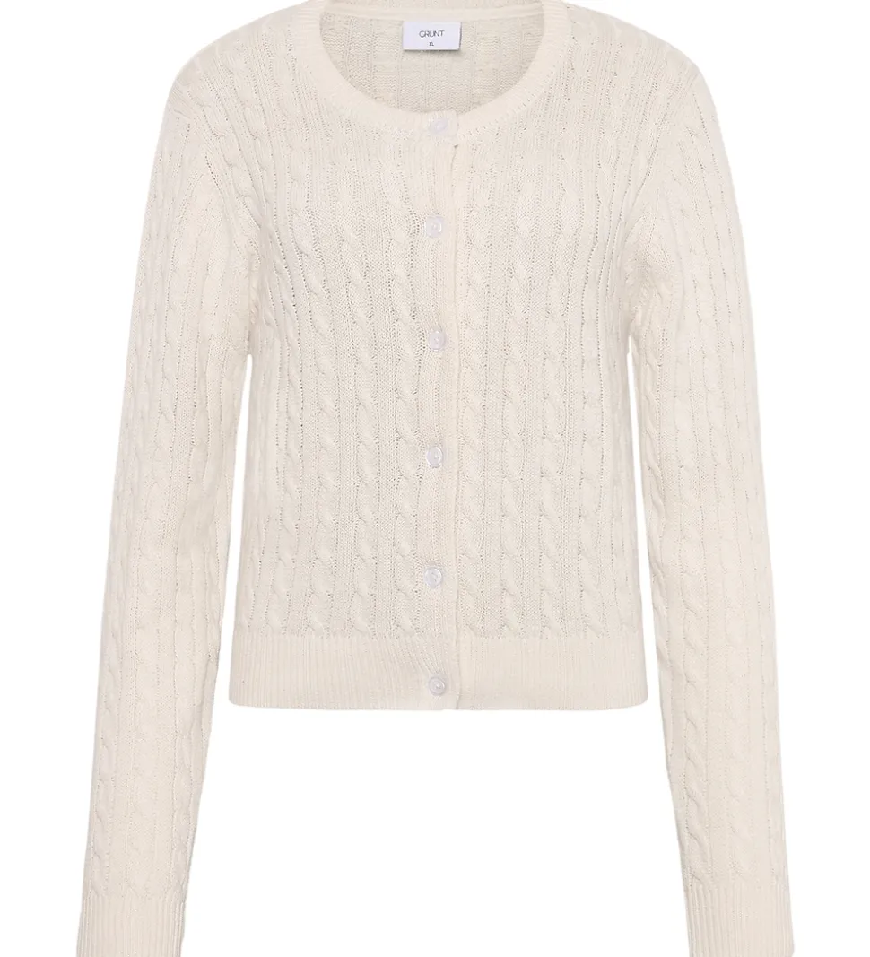 Grunt Cardigan - Strik - GrLine - Off White