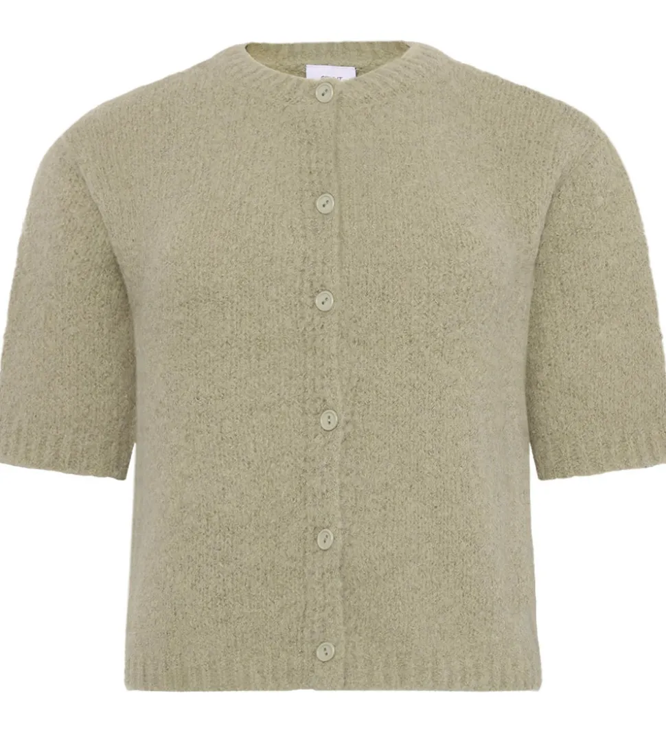 Grunt Cardigan - Strik - GrEvissa - Dust Green