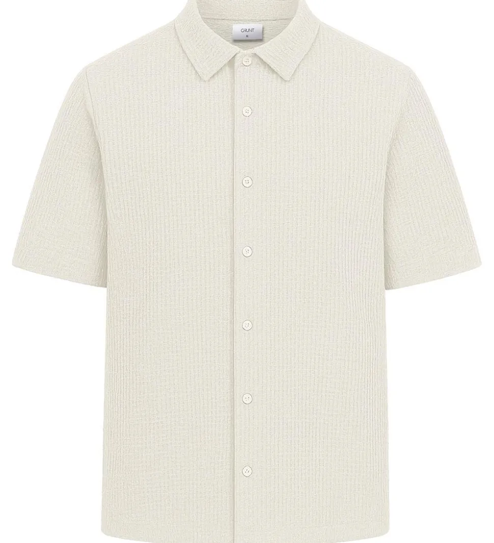 Grunt Skjorte - Vaflet - GRAlfred - Off White