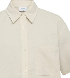 Grunt Skjorte - Vap - Viskose/Hør - Sand