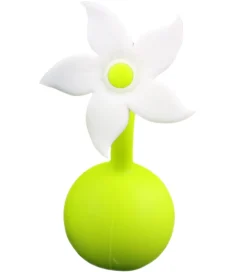 Haakaa Blomsterstopper til Brystpumpe - Hvid/Grøn