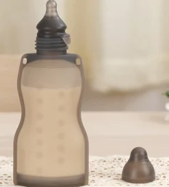 Haakaa Flaskesut til Silikonepose - Sort