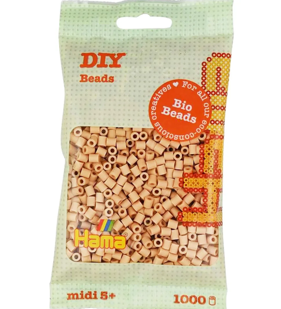 Hama Bio Midi Perler - 1000 stk. - 27 Beige